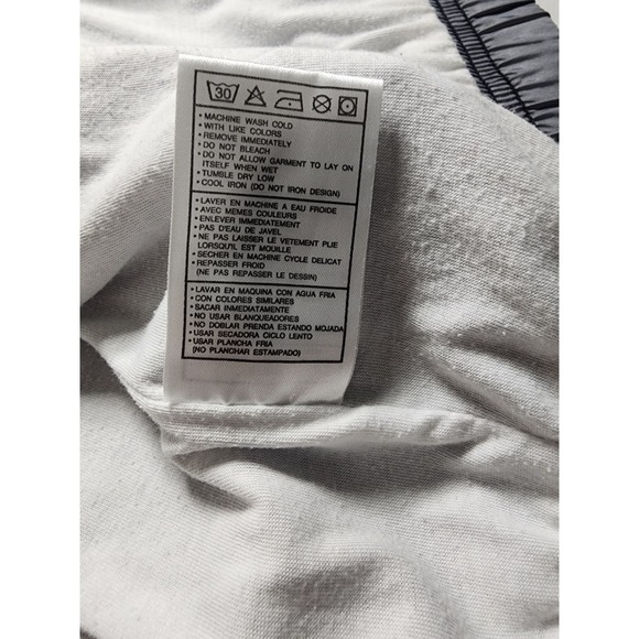 VINTAGE Nike Tracksuit Set XL Black/White Baggy Big Swoosh Windbreaker Retro 90s - Picture 12 of 16